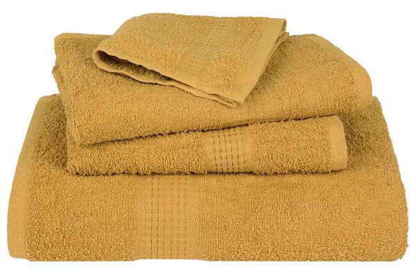 Ručníky FROGN 10 ks zlaté 50x100 cm 360 g/m² 136808