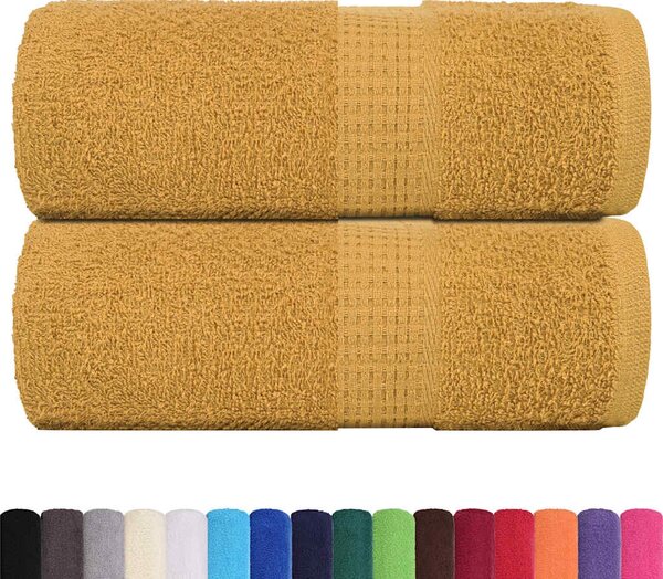 Ručníky FROGN 2 ks zlaté 30x30 cm 360 g/m² 136800