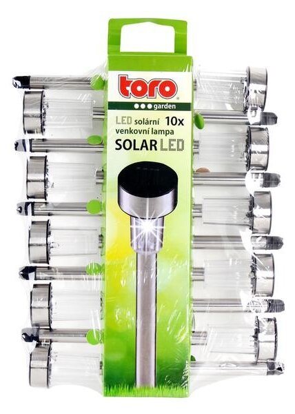 Solární venkovní LED světlo TORO 10ks