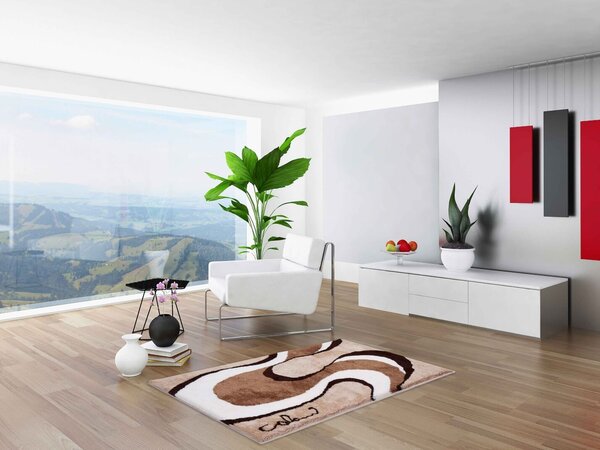 GRUND Koupelnová předložka Colani 11 béžová Rozměr: 60x100 cm
