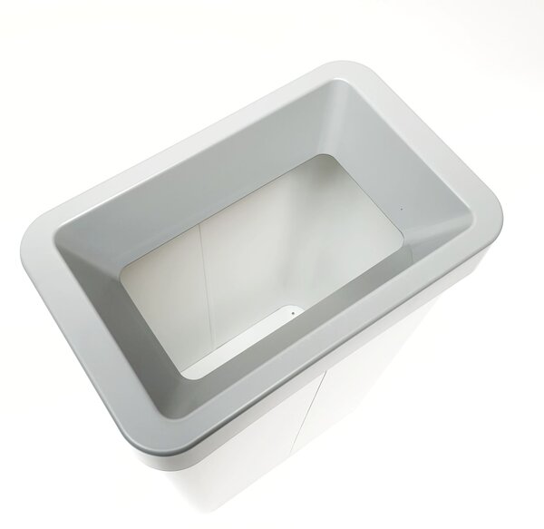 Odpadkový koš na tříděný odpad Caimi Brevetti Maxi W,70 L, šedý