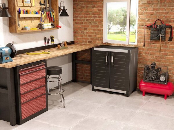 XL Garage Low Úložná skříňka, černá KETER 9772