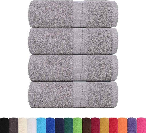 Ručníky pro hosty FROGN 4 ks šedé 30x50 cm 360 g/m² 136828