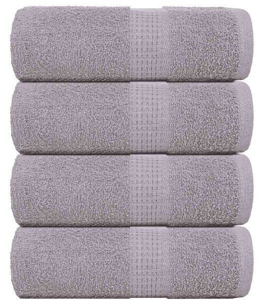 Ručníky pro hosty FROGN 4 ks šedé 30x50 cm 360 g/m² 136828