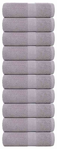 Ručníky pro hosty FROGN 10 ks šedé 30x50 cm 360 g/m² 136829
