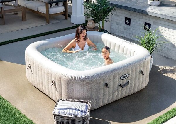 Pure Spa Vířivý bazén - Chevron Deluxe Bubble 4 AP, 795 l INTEX 11400291