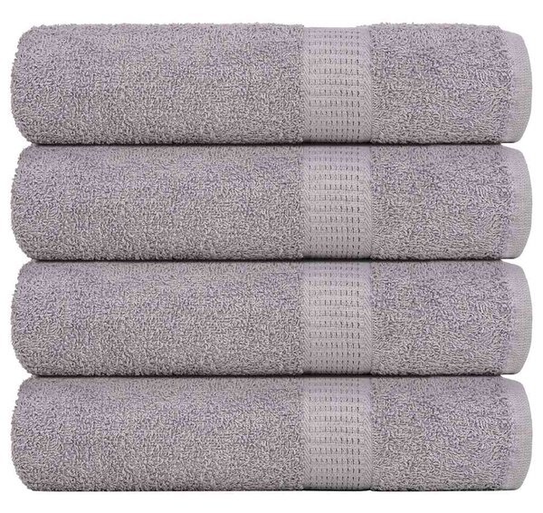 Ručníky do sprchy FROGN 4 ks šedé 70 x 140 cm 360 g/m² 136834
