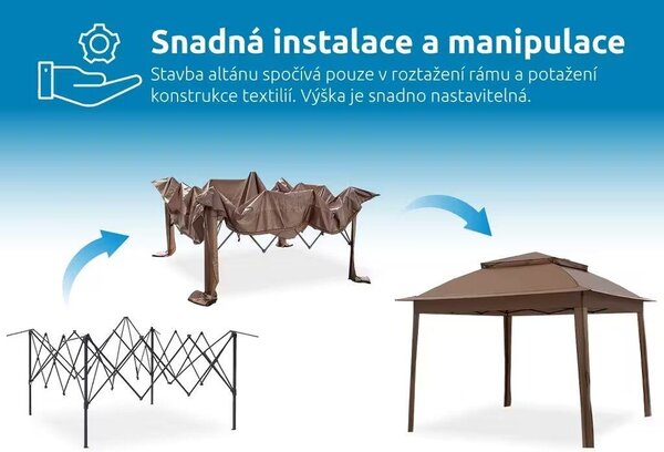 Vista Zahradní altán, béžový MARIMEX 10970574