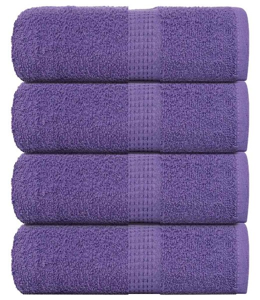 Ručníky pro hosty FROGN 4 ks fialové 30x50 cm 360 g/m² 136876