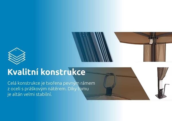 Vista Zahradní altán, béžový MARIMEX 10970574