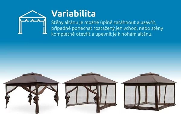 Vista Zahradní altán, béžový MARIMEX 10970574