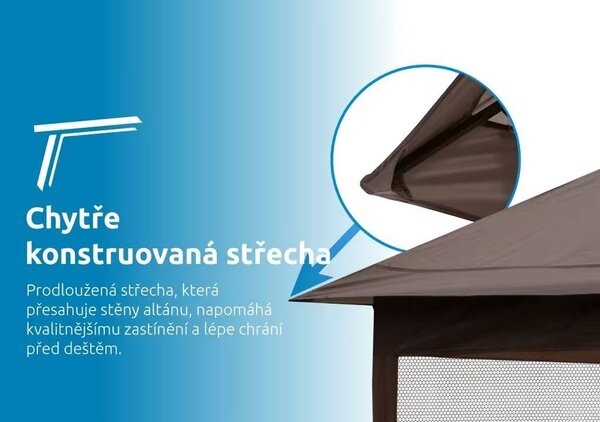 Vista Zahradní altán, béžový MARIMEX 10970574