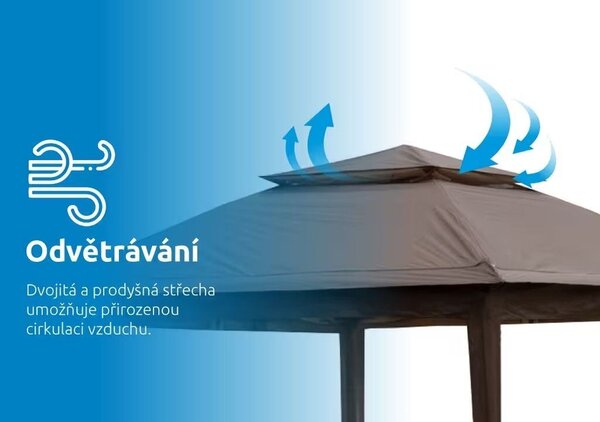 Vista Zahradní altán, béžový MARIMEX 10970574