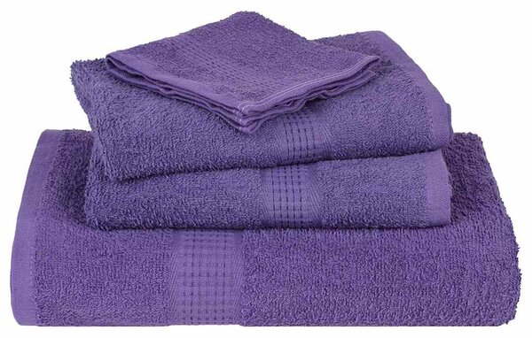 Ručníky do sprchy FROGN 10 ks fialové 70x140 cm 360 g/m² 136883