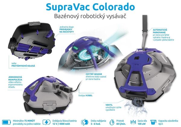 SupraVac Colorado Robotický bazénový vysavač MARIMEX 10800048