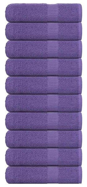 Ručníky do sprchy FROGN 10 ks fialové 70x140 cm 360 g/m² 136883