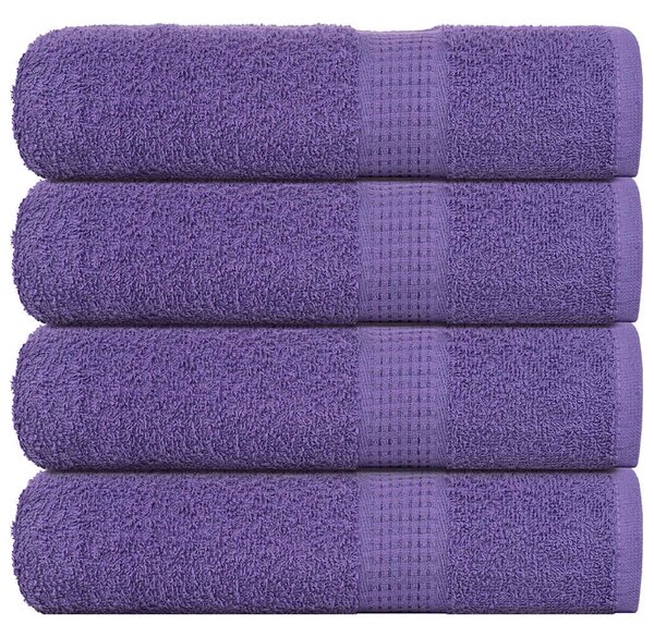 Ručníky do sprchy FROGN 4 ks fialové 70 x 140 cm 360 g/m² 136882