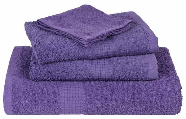 Saunové osušky FROGN 2 ks fialové 80x200 cm 360 g/m² 136887
