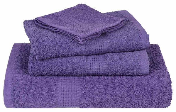 Ručníky do sprchy FROGN 4 ks fialové 70 x 140 cm 360 g/m² 136882