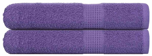 Saunové osušky FROGN 2 ks fialové 80x200 cm 360 g/m² 136887