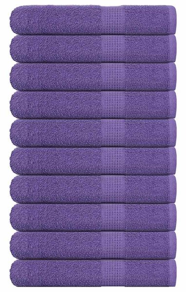 Ručníky FROGN 10 ks fialové 100x200 cm 360 g/m² 136892