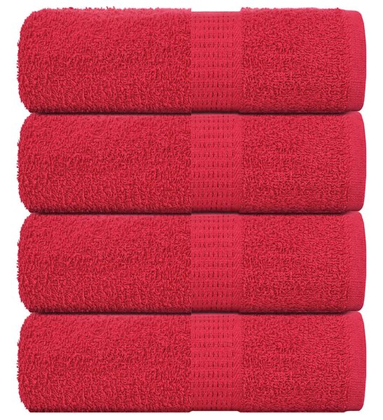 Ručníky FROGN 4 ks červené 30x30 cm 360 g/m² 136921