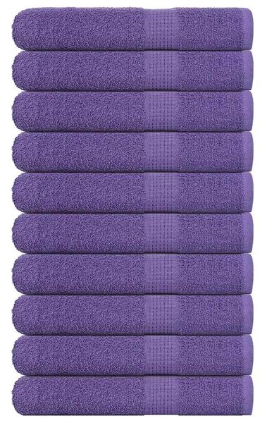 Saunové osušky FROGN 10 ks fialové 80x200 cm 360 g/m² 136889