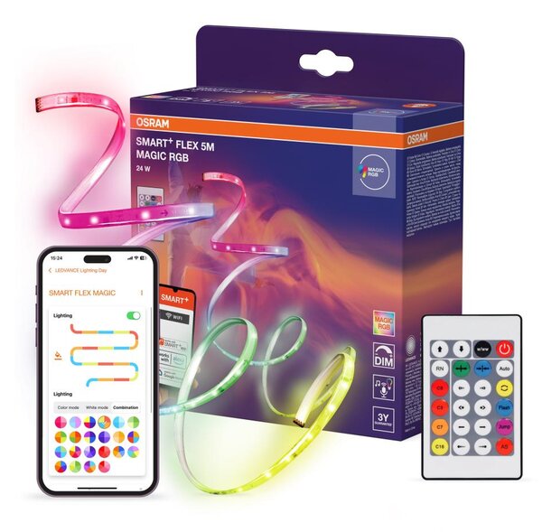 Osram - LED RGB Stmív. pásek SMART+ FLEX FLEX 5m LED/24W/230V IP44 Wi-Fi