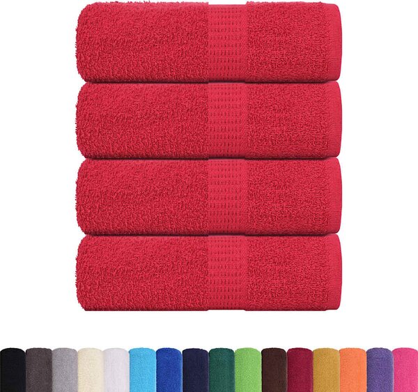 Ručníky FROGN 4 ks červené 30x30 cm 360 g/m² 136921
