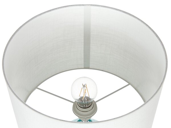Stolní lampa ATABA Keramika Tyrkysová