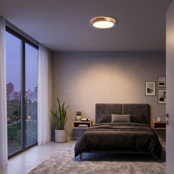 BRILAGI - LED Stropní svítidlo PILANA LED/24W/230V dub/zlatá pr. 30 cm