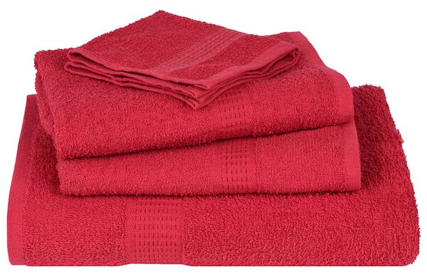 Ručníky FROGN 2 ks červené 50x100 cm 360 g/m² 136926