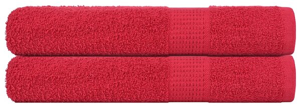 Saunové osušky FROGN 2 ks červené 80x200 cm 360 g/m² 136935