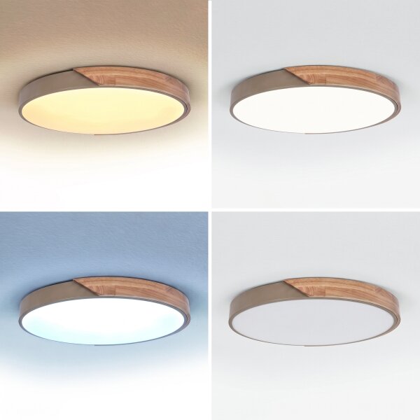 BRILAGI - LED Stmívat. svítidlo PILANA LED/60W/230V dub/béžová pr. 60 cm + DO