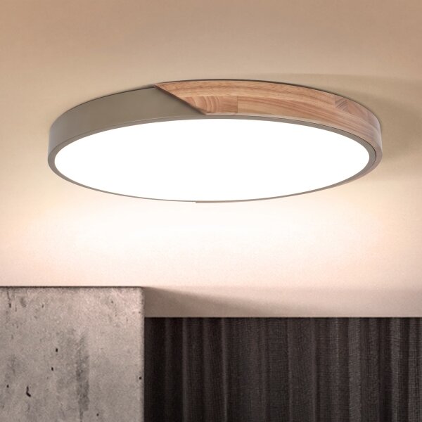 BRILAGI - LED Stmívat. svítidlo PILANA LED/60W/230V dub/béžová pr. 60 cm + DO