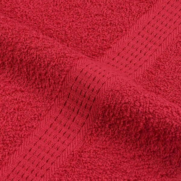 6dílná sada ručníků FROGN červená 360 g/m² 137089
