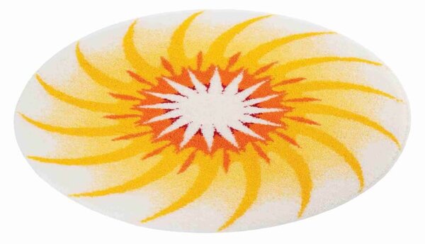 GRUND Mandala předložka CESTA SVĚTLA žlutá Rozměr: ø 100 cm