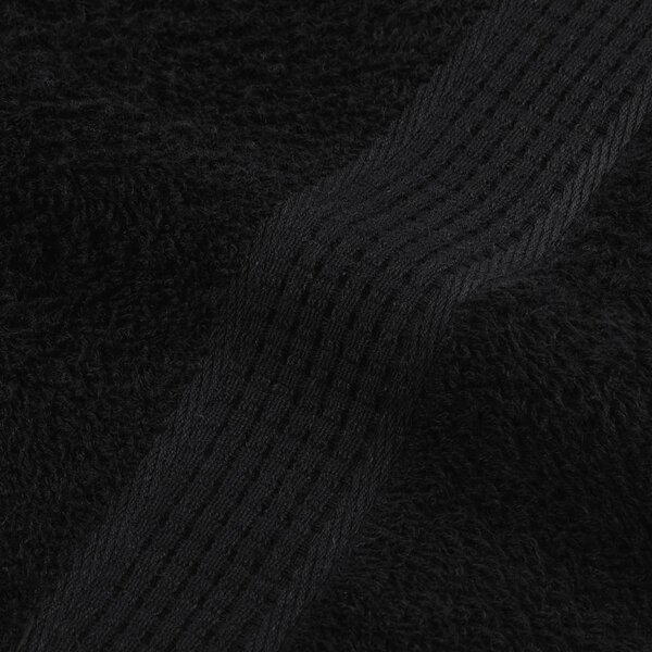 Ručníky FROGN 4 ks černé 50x100 cm 360 g/m² 136951