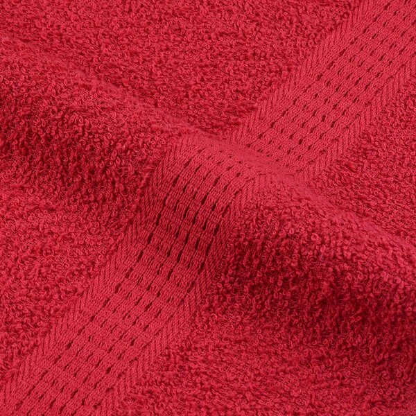12dílná sada ručníků FROGN červená 360 g/m² 137106