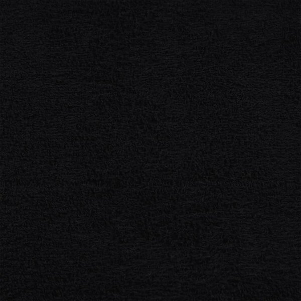 Saunové osušky FROGN 4 ks černé 80x200 cm 360 g/m² 136960