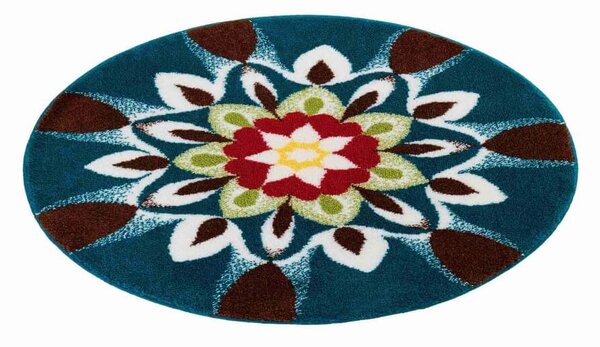 GRUND Mandala předložka HARMONIE zelená Rozměr: ø 100 cm