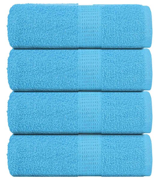 Ručníky FROGN 4 ks tyrkysové 30x30 cm 360 g/m² 136969