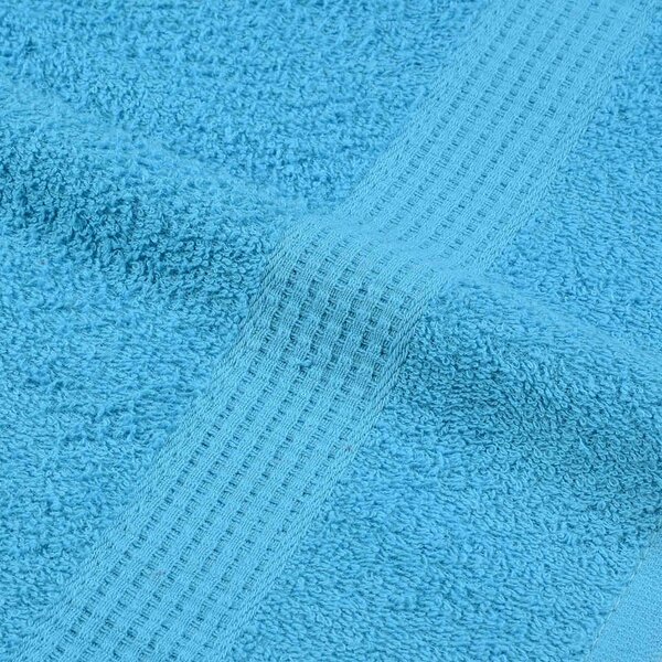 Ručníky FROGN 10 ks tyrkysové 30x30 cm 360 g/m² 136970