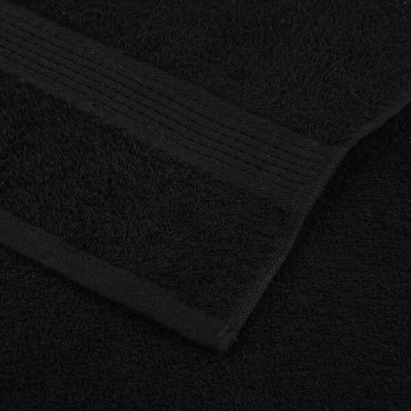 Ručníky FROGN 10 ks černé 30x30 cm 360 g/m² 136946