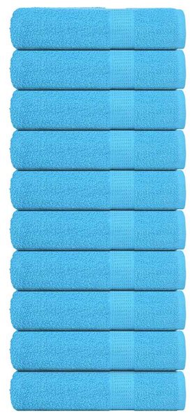 Ručníky do sprchy FROGN 10 ks tyrkysové 70x140 cm 360 g/m² 136979