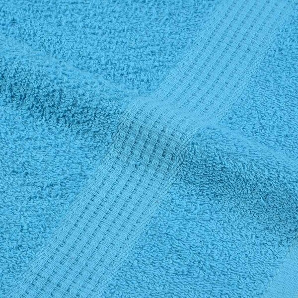 Saunové osušky FROGN 10 ks tyrkysové 80x200 cm 360 g/m² 136985