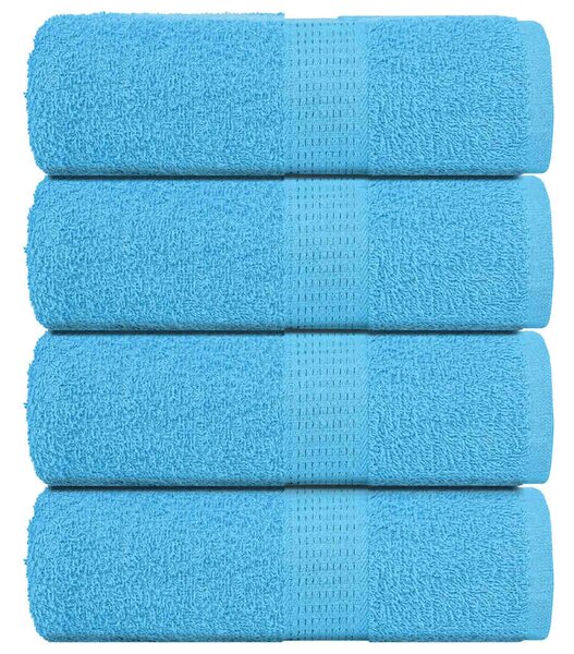 Ručníky pro hosty FROGN 4 ks tyrkysové 30x50 cm 360 g/m² 136972