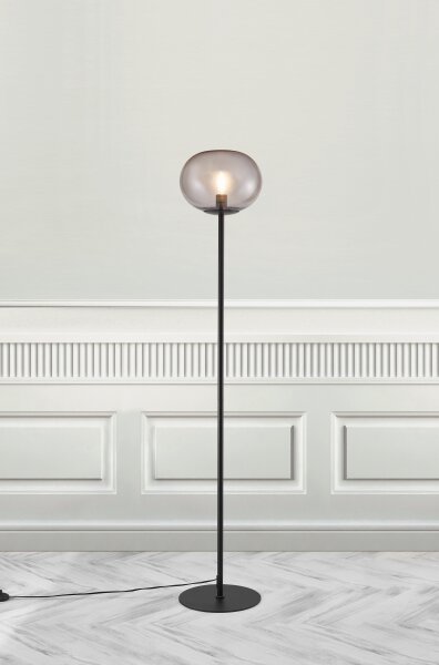 Nordlux - Stojací lampa ALTON 1xE27/25W/230V černá