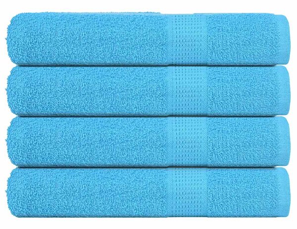 Saunové osušky FROGN 4 ks tyrkysové 80x200 cm 360 g/m² 136984