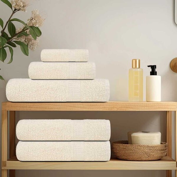 Ručníky FROGN 4 ks krémové 30x30 cm 360 g/m² 136993